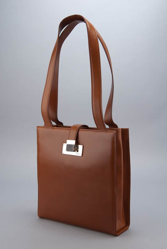 Ralph Lauren Collection Brown Small Tote Bag: Product Description Designer: Ralph Lauren Collection Style: Tote Bag, Shoulder Bag, Everyday Bag Style: Light Brown