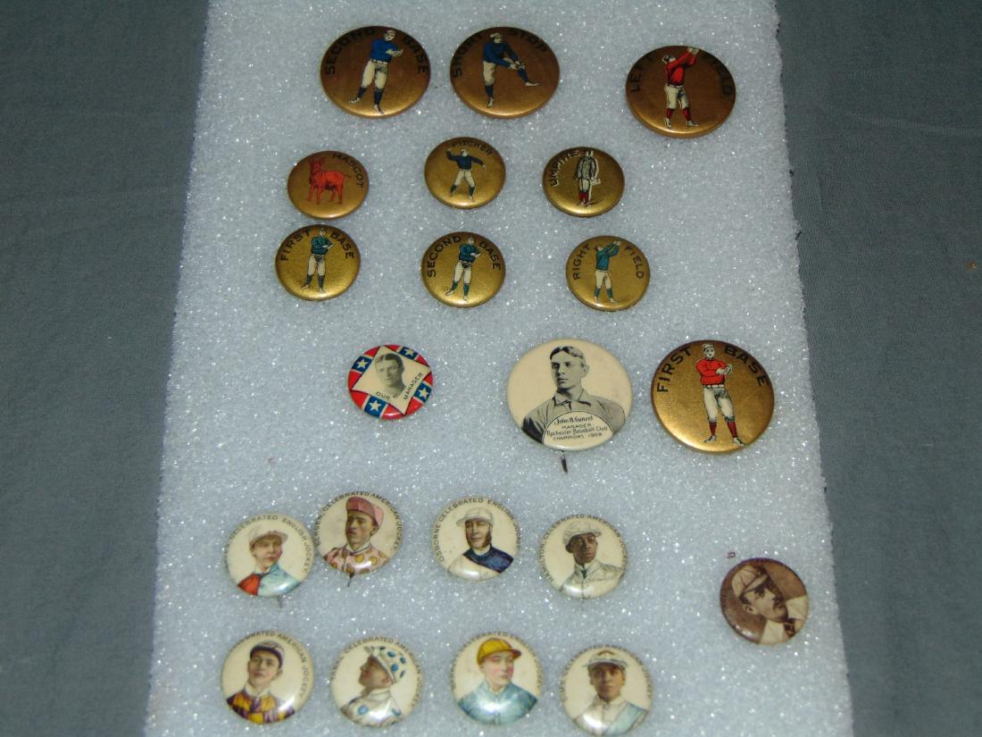 Early Sports Pin Back Lot. (1 of 5)