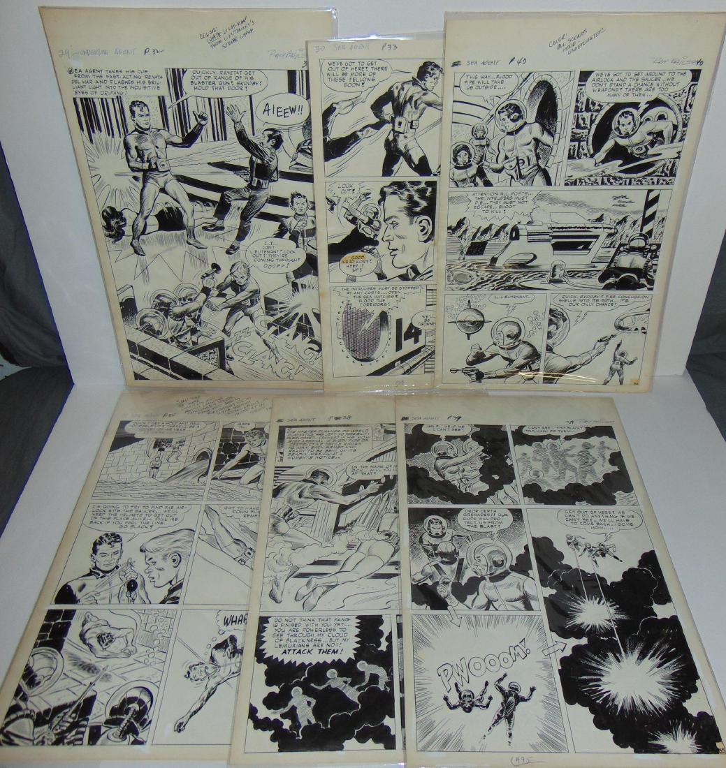 Ray Bailey. Original Comic Book Pages. (1 of 8)
