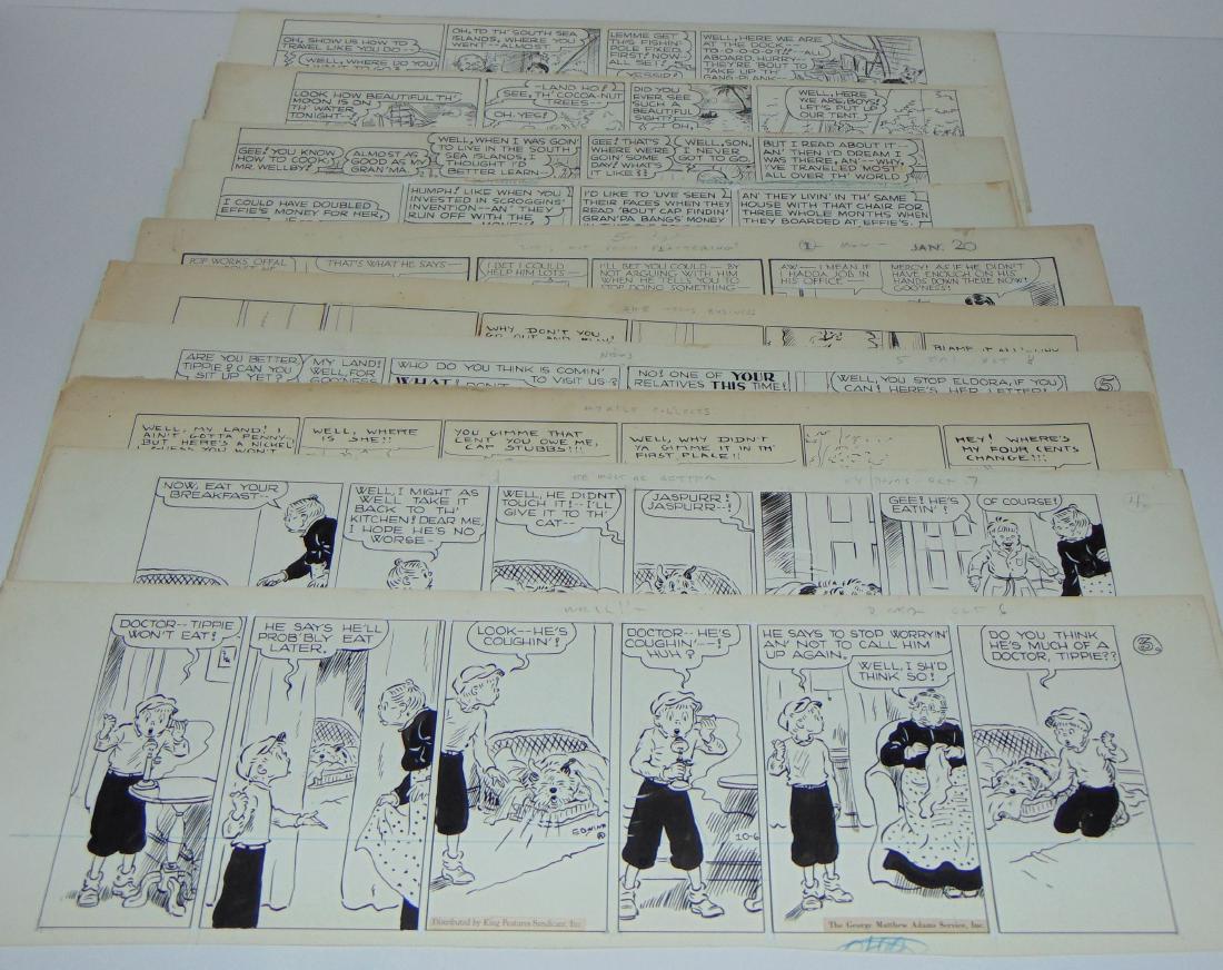 10 Cap Stubbs & Tippy Daily Comic Strips Orig Art (1 of 6)