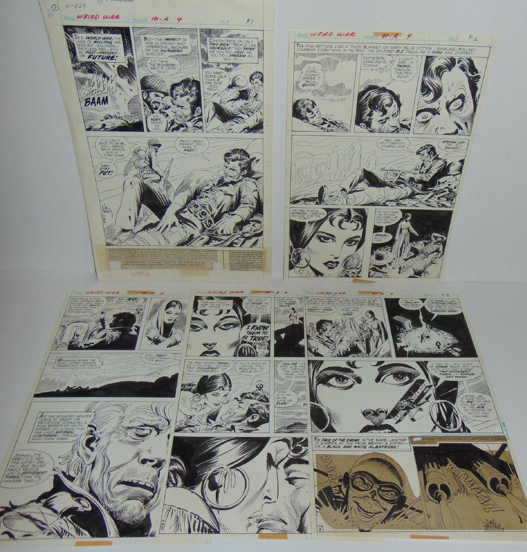 Joe Kubert. Weird War #4 Original Art. (1 of 11)