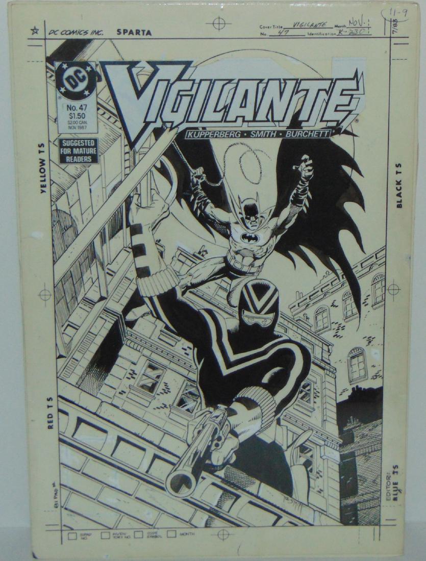 Original Comic Cover. Vigilante #47 (1 of 5)