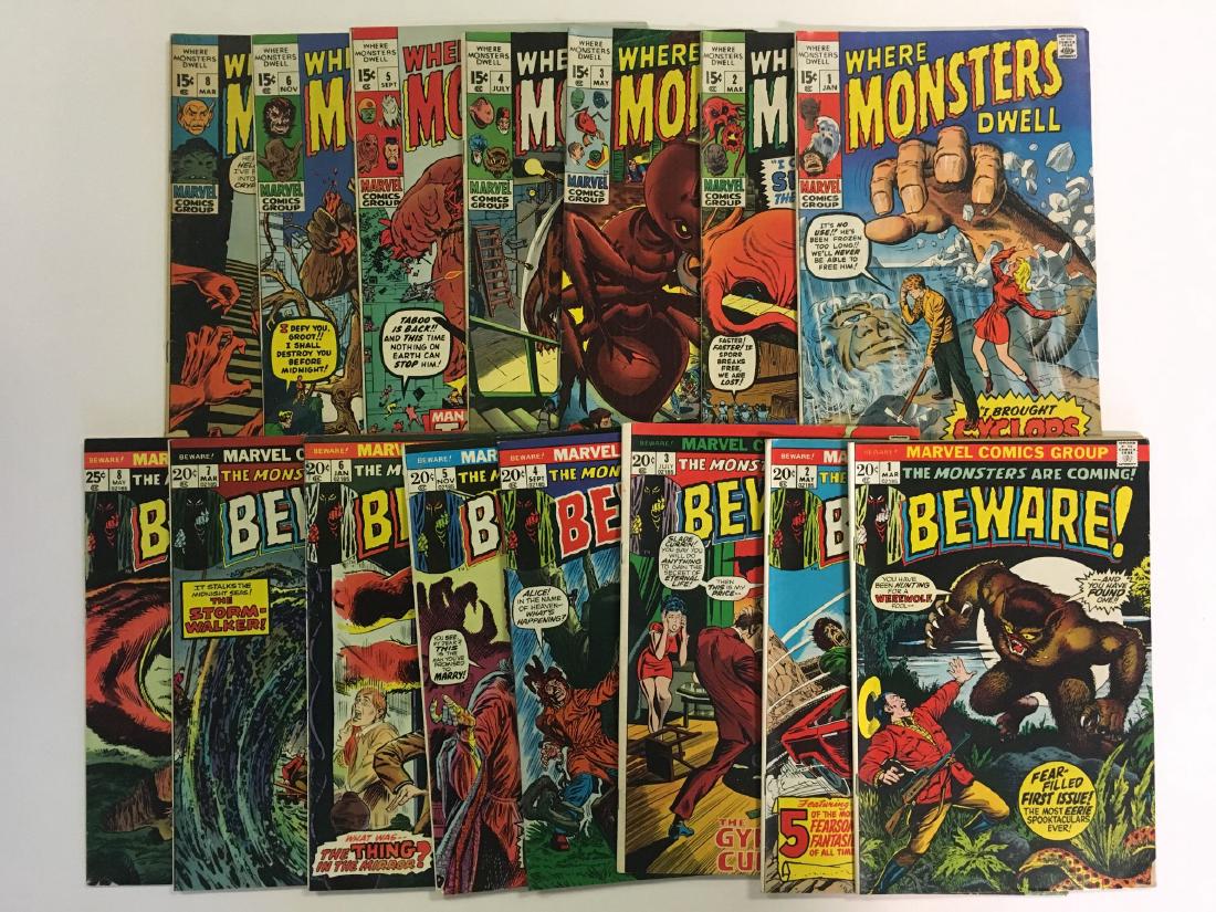Lot of Mostly Sci Fi Horror Books. Marvel. (1 of 4)