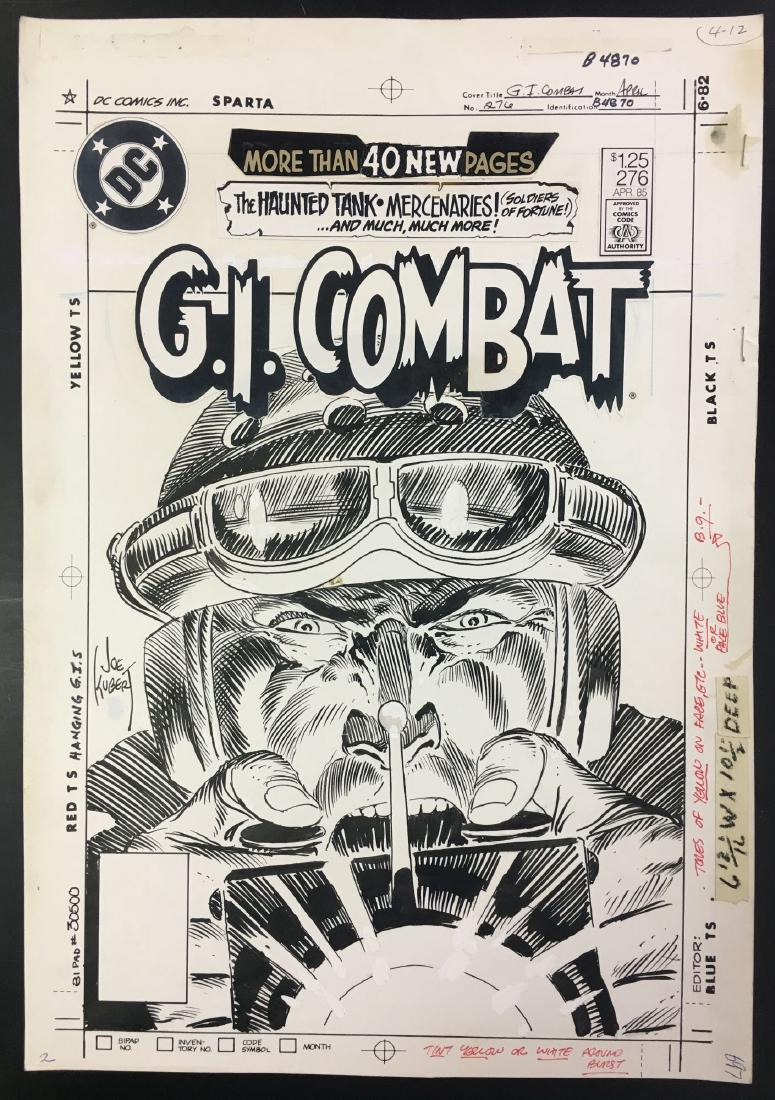 Joe Kubert. Original Cover Art. G.I. Combat #276. (1 of 7)