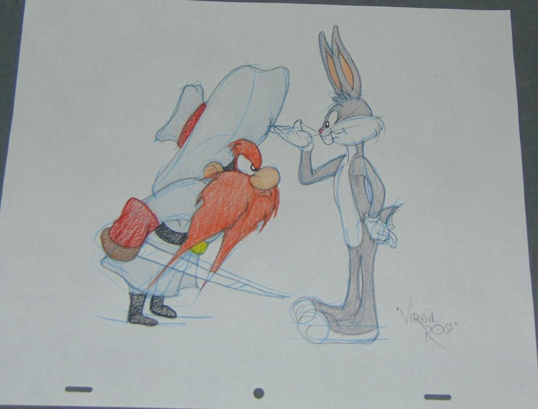 Virgil Ross Original Signed Drawing (1 of 3)