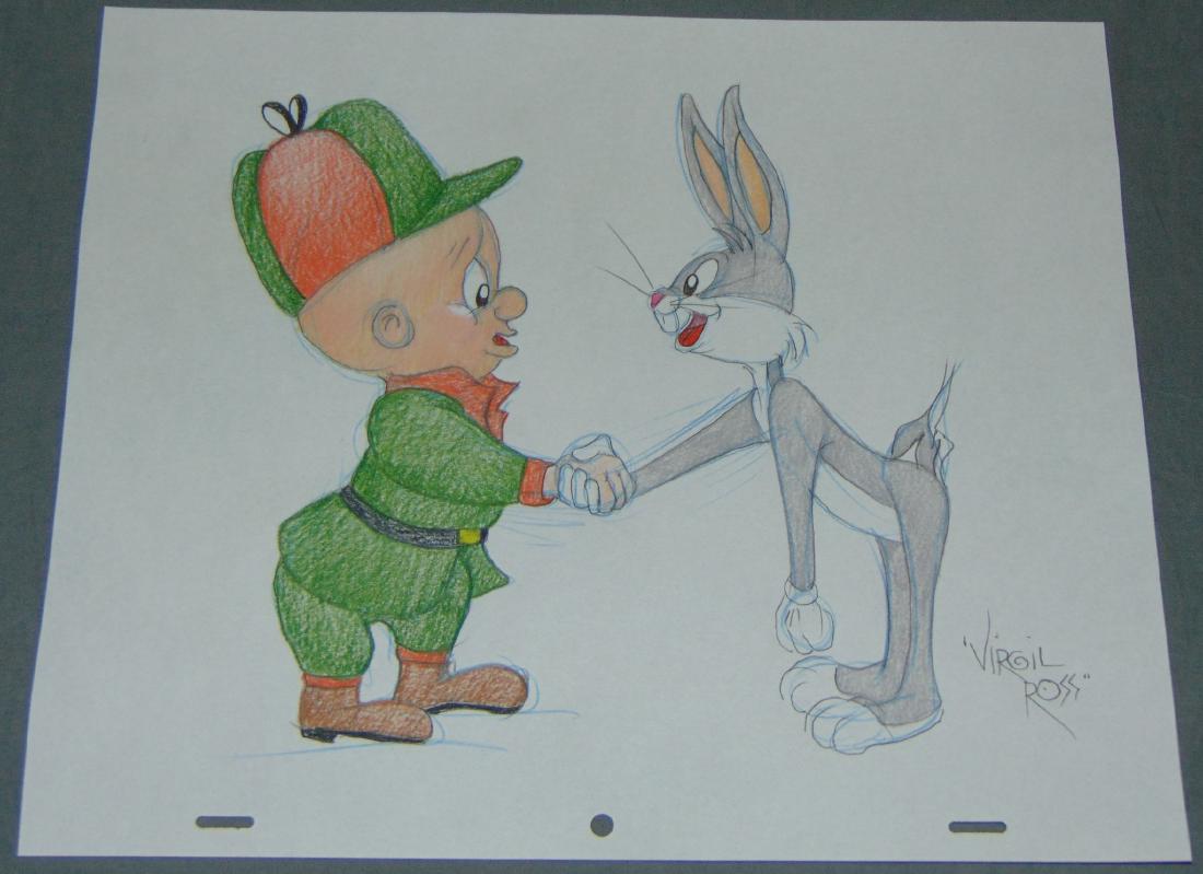 Virgil Ross Original Signed Drawing (1 of 4)