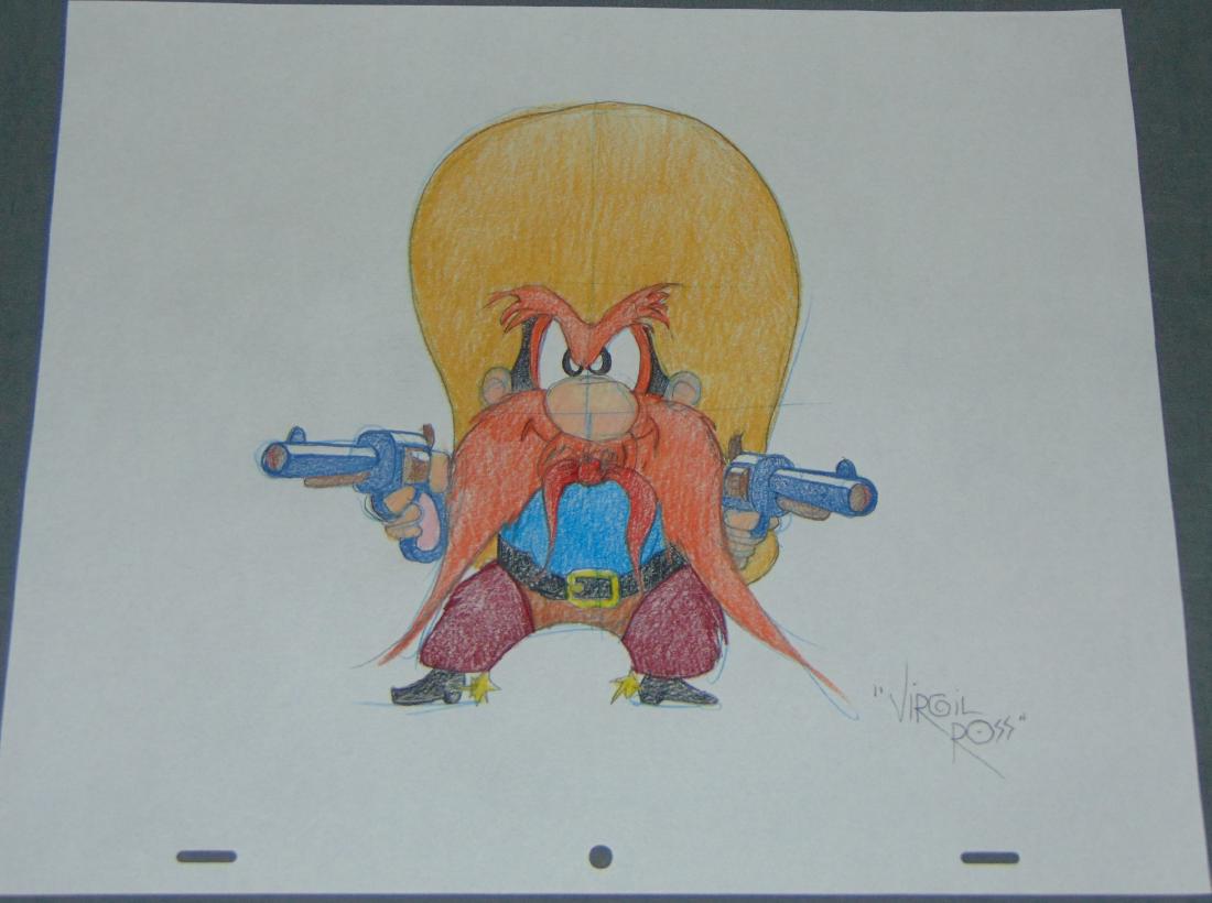 Virgil Ross Original Signed Drawing (1 of 3)