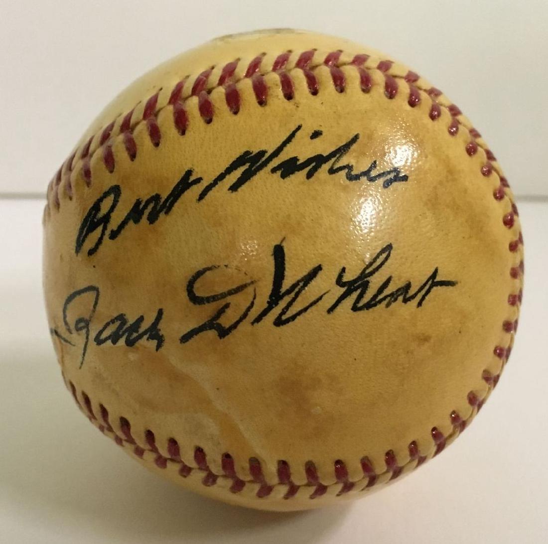Zack Wheat Single Signed Baseball. (1 of 5)