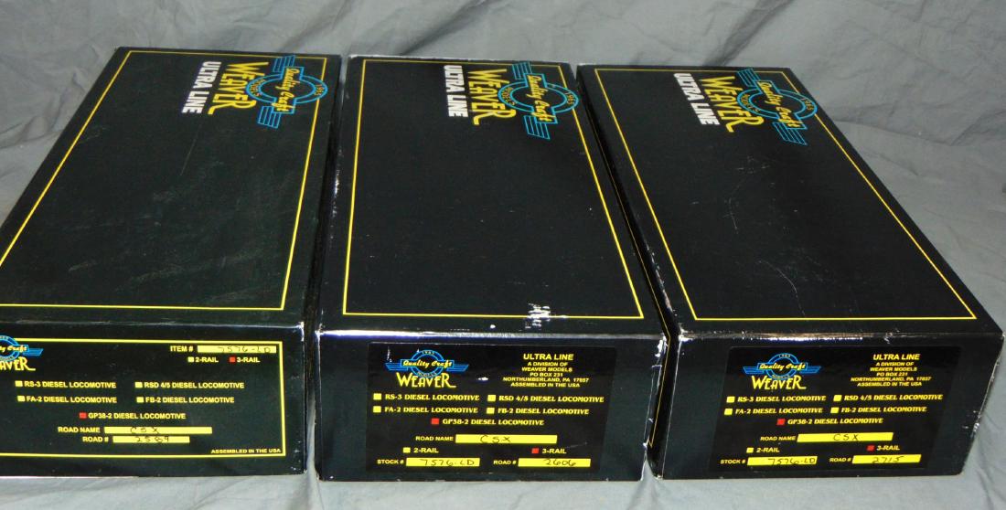 Weaver "O" Gauge Lot of Three. (1 of 4)