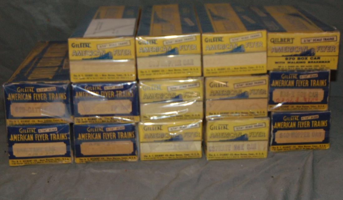 American Flyer S Gauge Lot of Boxed Freight Cars (1 of 6)