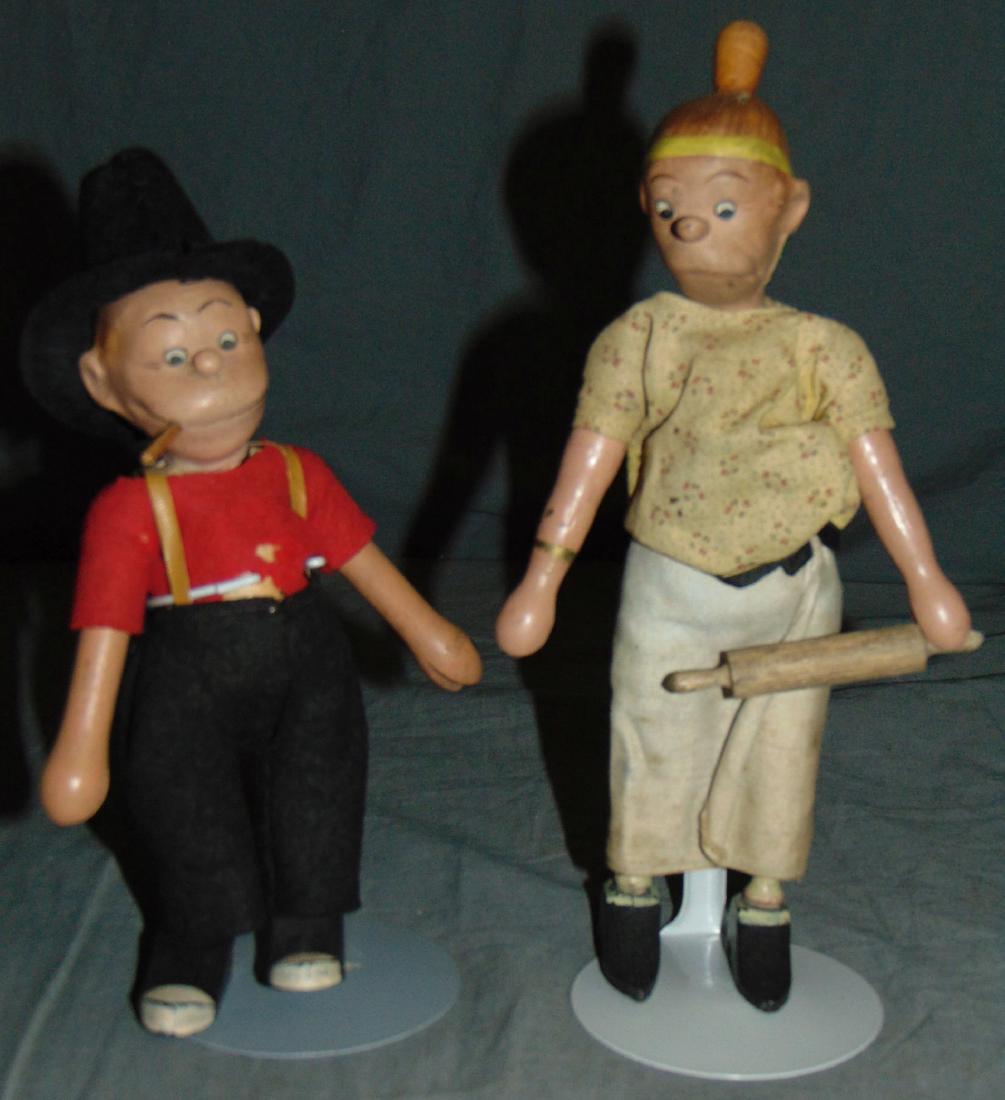 Schoenhut Maggie and Jiggs. (1 of 4)