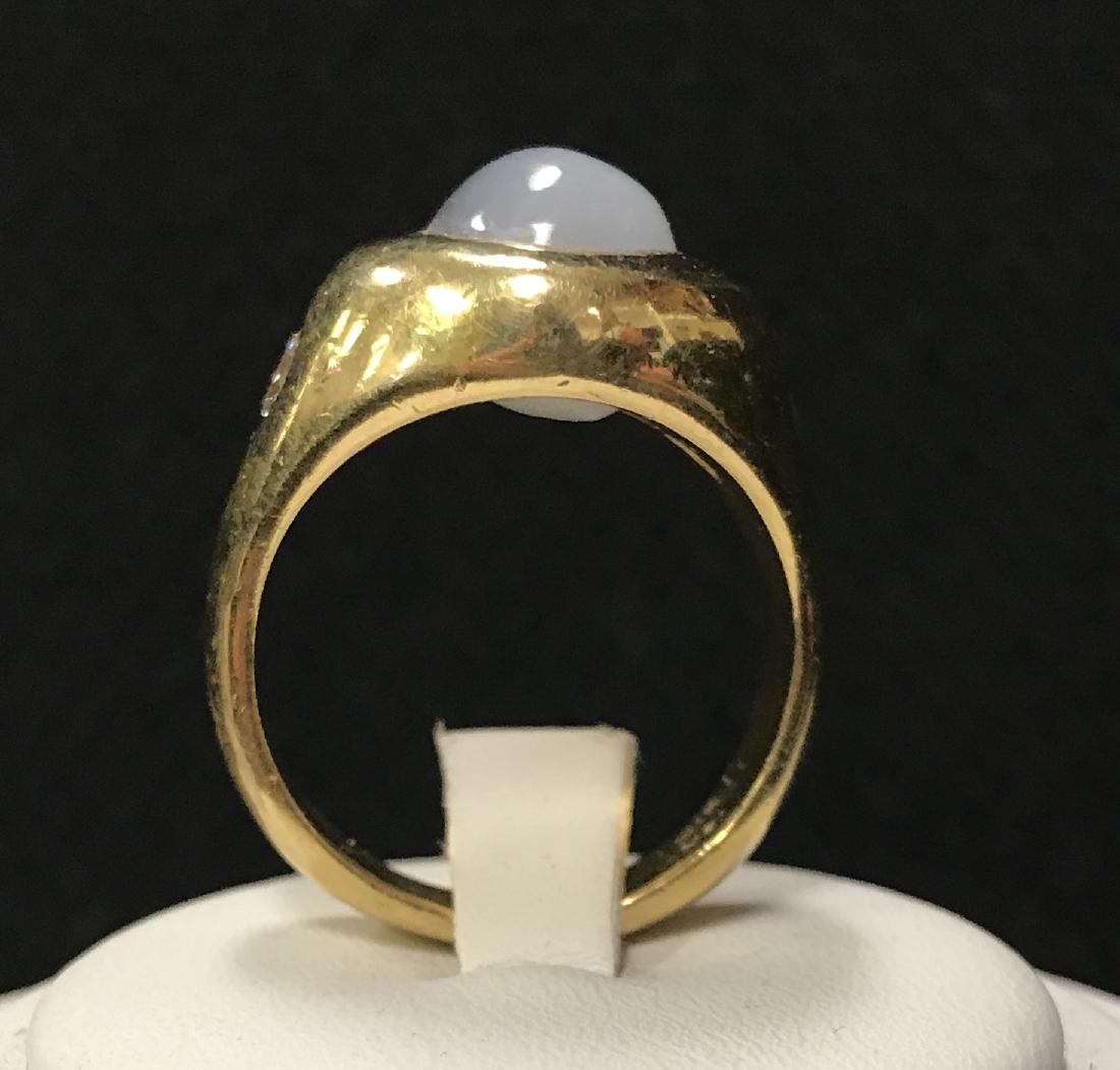 18Kt White Gold Man's Dinner Ring. (1 of 4)