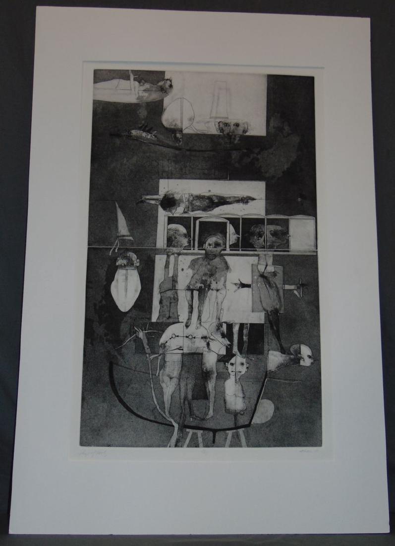 Robert Marx, Abstract Intaglio, Signed Ltd Ed (1 of 6)