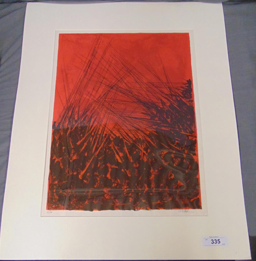 Richard Florsheim, "Combat" Signed Lithograph (1 of 6)