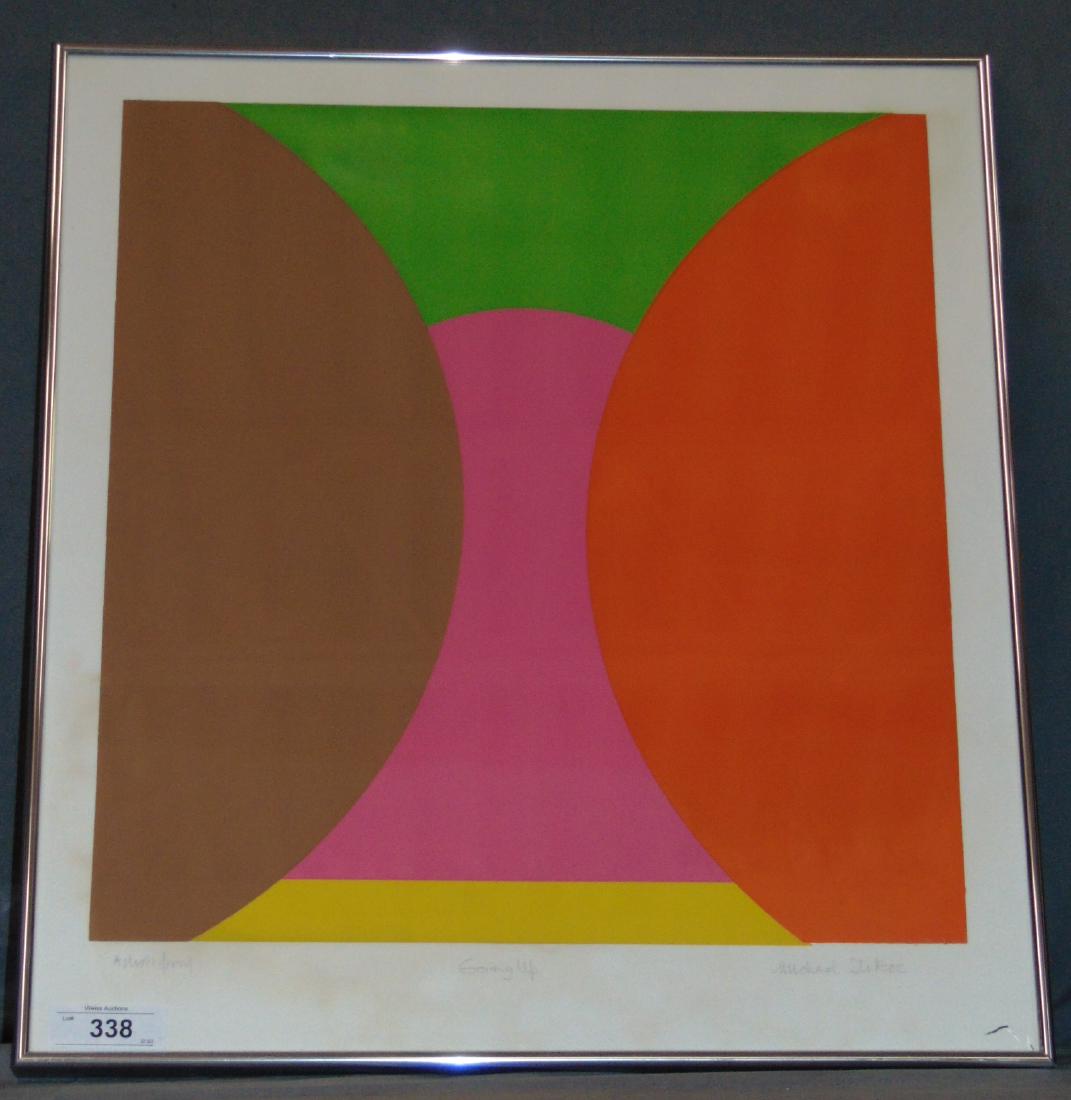 Michael Stoke, Signed Screenprint, "Going Up" (1 of 6)