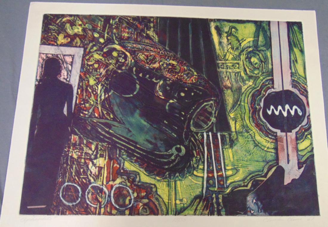 Clinton Cline, Color Etching & Aquatint, Signed (1 of 5)