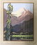 Gouache. Western Mountains.