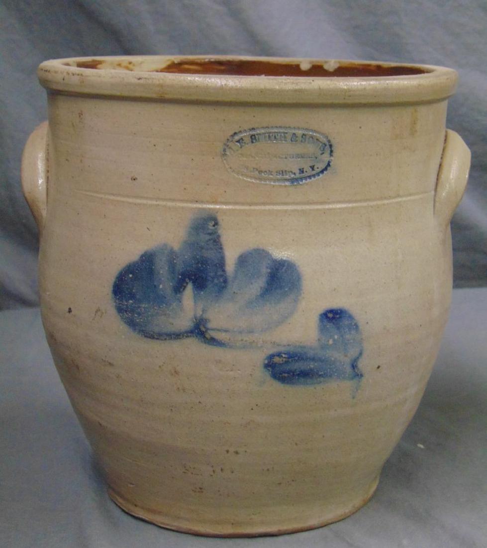 A & E Smith and Sons Stoneware Crock. (1 of 6)