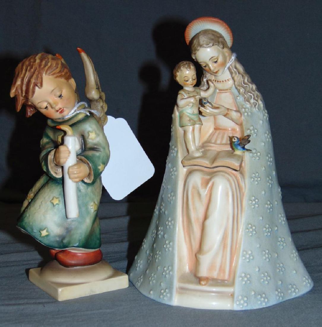 (2) Hummel Figurines. Flower Madonna. and Angel (1 of 3)