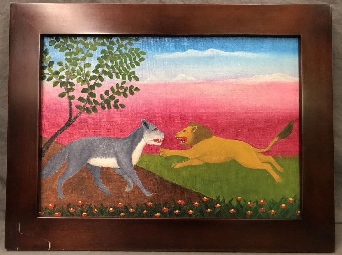 Lawrence Lebduska. 1894-1966. Oil. (1 of 3)