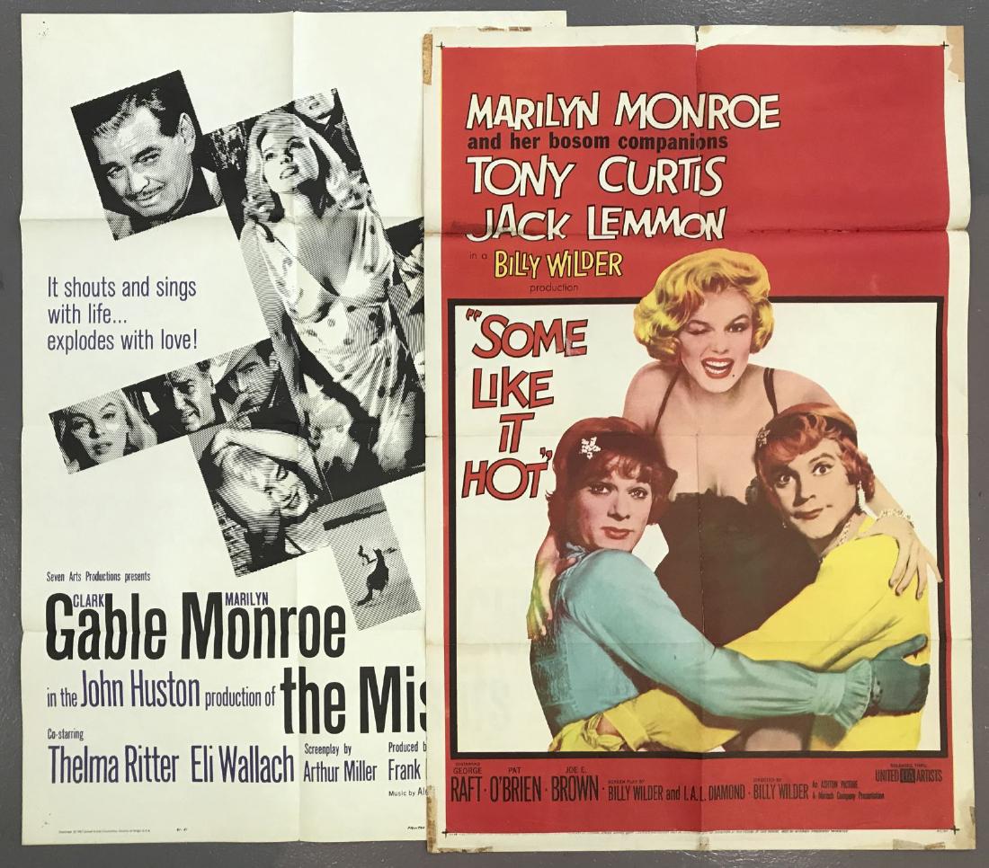 Two Marilyn Monroe One Sheet Posters. (1 of 3)
