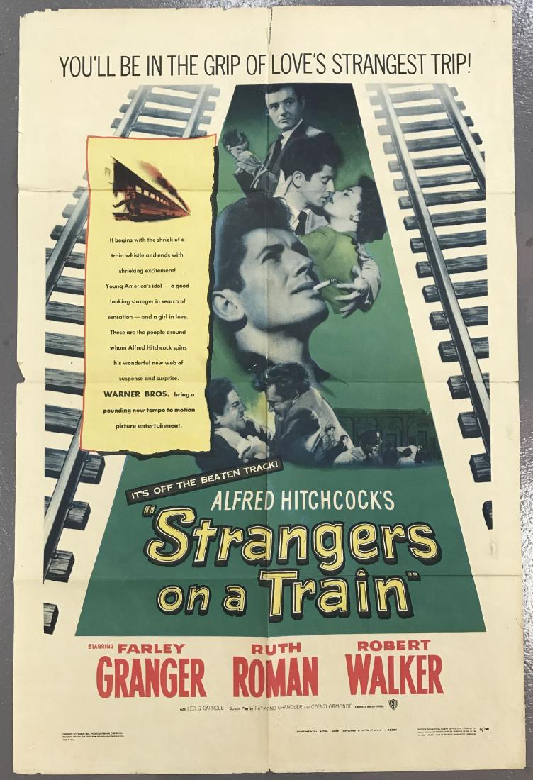 Hitchcock. Strangers on a Train. One Sheet. (1 of 6)
