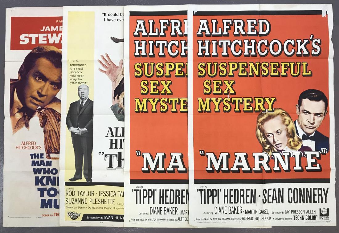 One Sheet Poster Lot. Hitchcock. (1 of 5)