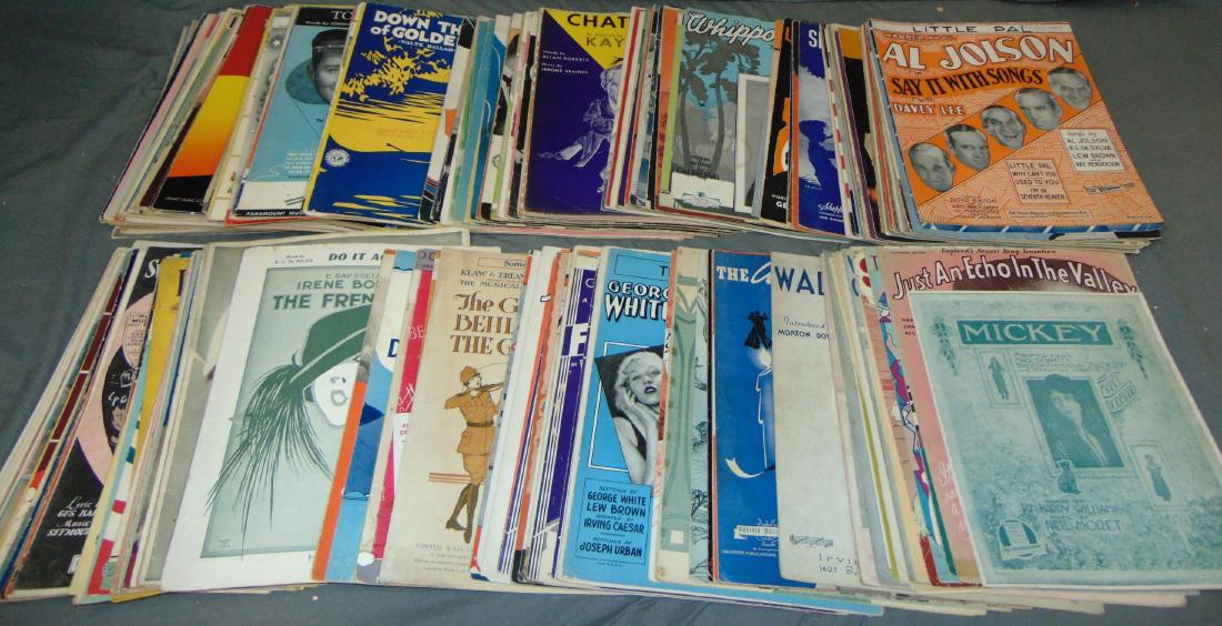 Estate Sheet Music Lot. (1 of 3)