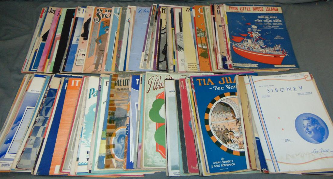 Estate Sheet Music Lot. (1 of 3)