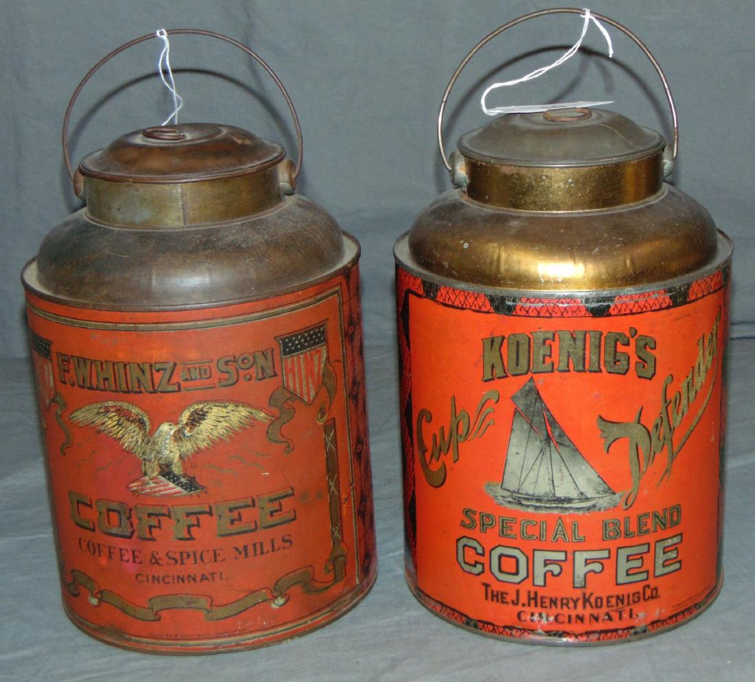 Coffee Tin Lot of Two. (1 of 5)
