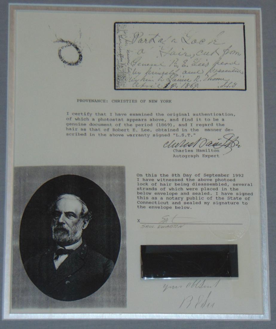 Lock of Robert E. Lee Hair (1 of 5)