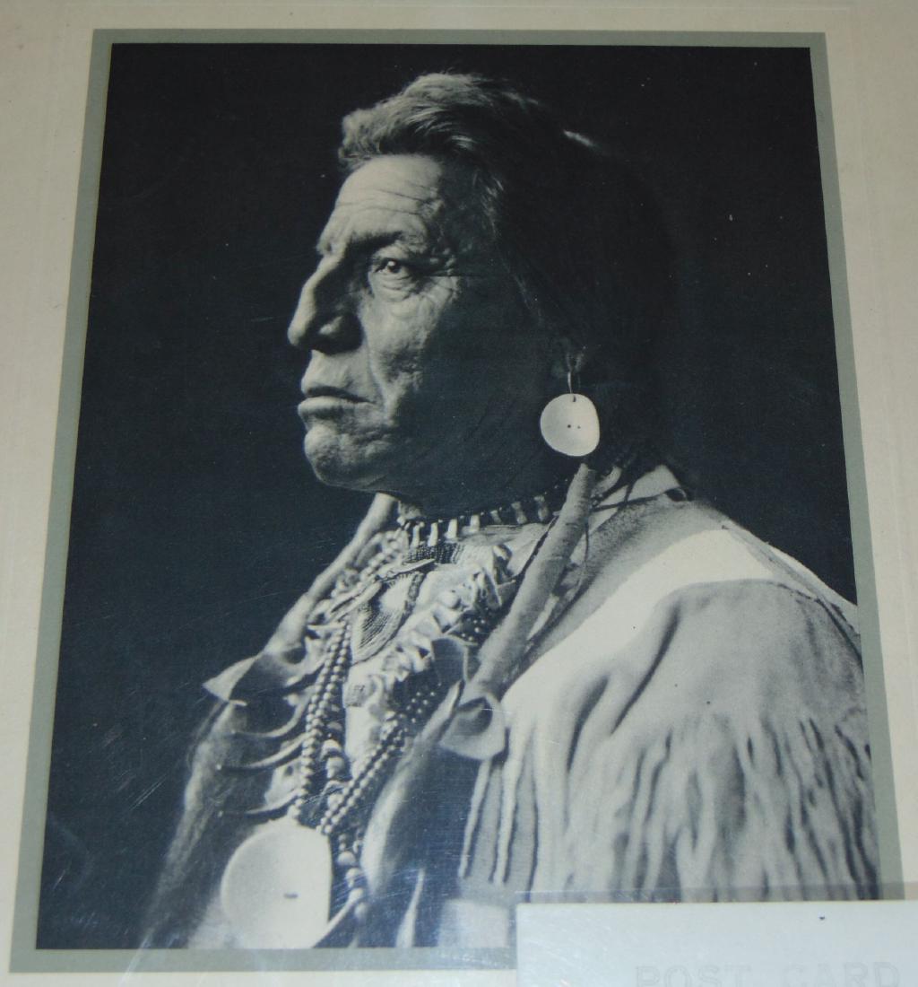 Two Guns White Calf. Portrait and Signed Card. (1 of 4)