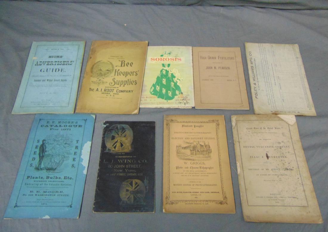 Trade Catalog Lot. 19th Century. (1 of 5)