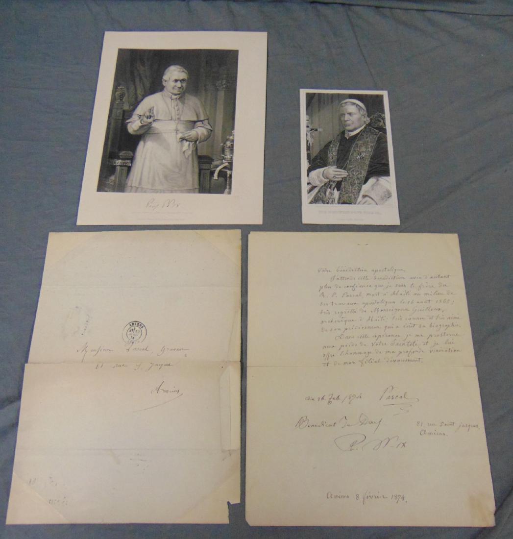 Pope Pius IX Autographed Note Signed. (1 of 5)