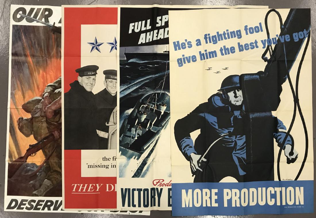 (4) World War Two Posters (1 of 9)
