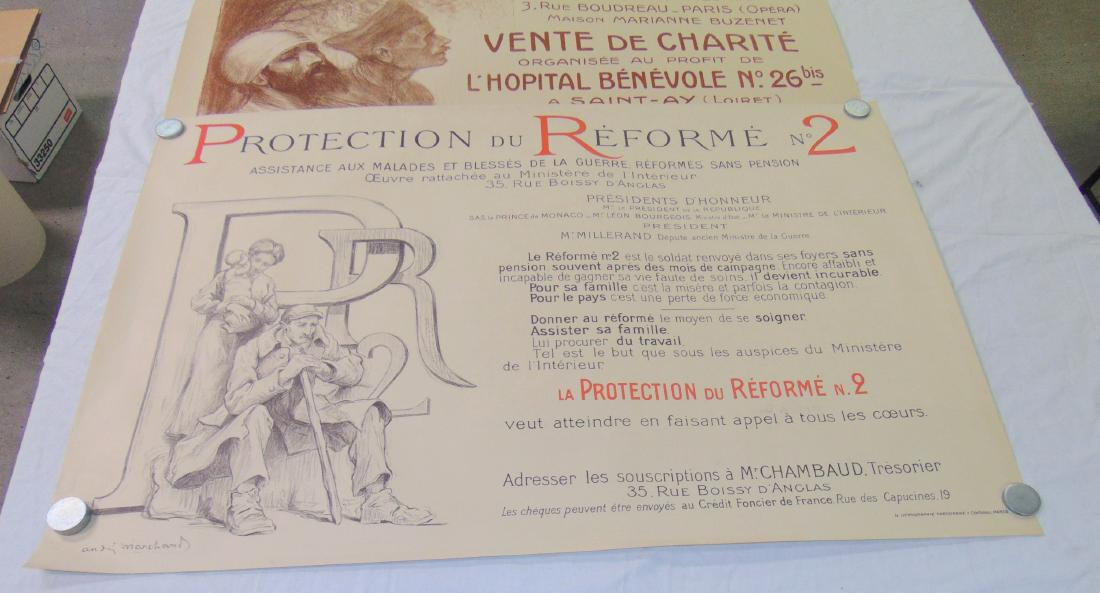 World War One French Poster Lot. (1 of 2)