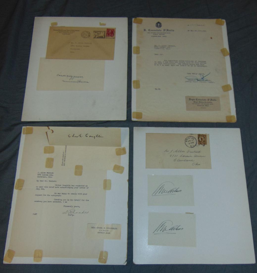 Autograph Collection. 1930's Collection. (1 of 4)