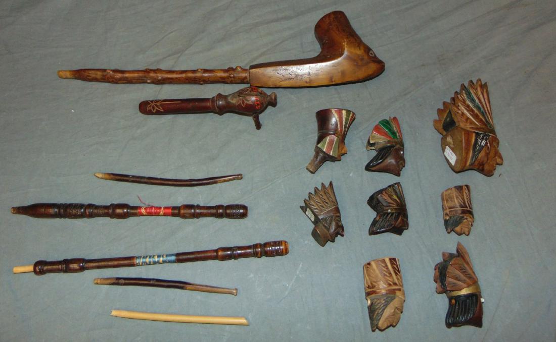 Native American Motif Pipe Lot. (1 of 5)