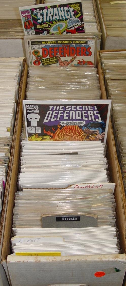 LONG COMIC BOX - BETTER MARVEL COMICS