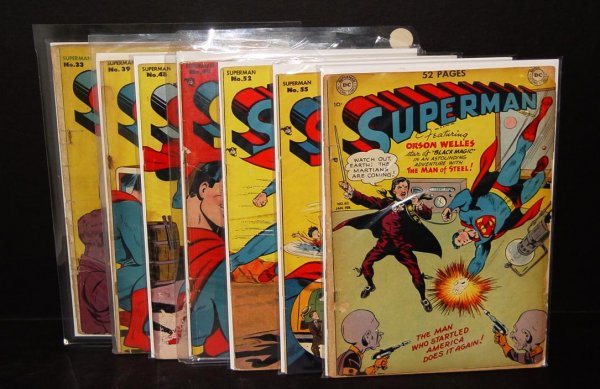 SUPERMAN GOLDEN AGE LOT.