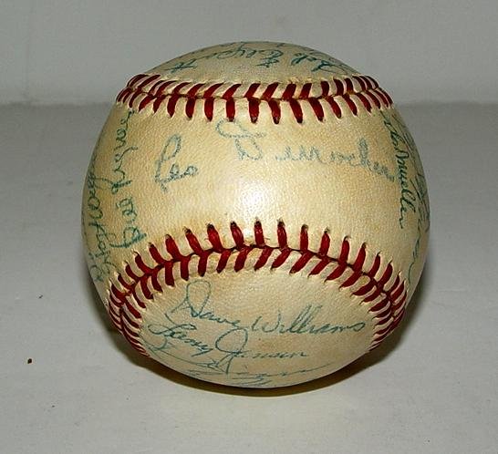 SIGNED TEAM BASEBALL. NY GIANTS. - 6