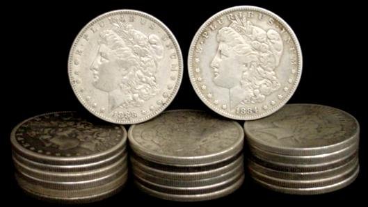 SILVER DOLLAR LOT 20 DIFFERENT COINS