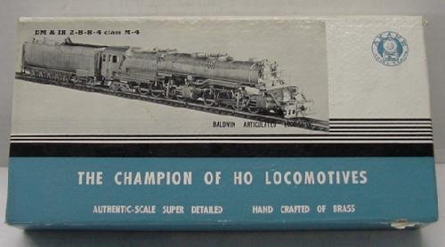 AKANE, DM & IR 2-8-8-4 CLASS M-4: AKANE. DM & IR 2-8-8-4 CLASS M-4 BRASS LOCO IN ORIGINAL BOX UNBUILT. SEE IMAGES OR CALL OUR GALLERY FOR DETAILS (516)594-0731