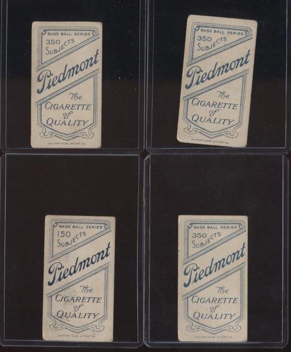 BASEBALL T-206 LOT OF FOUR CARDS. - 6