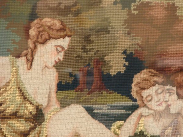 FIGURAL TAPESTRY IN OPULENT FRAME - 2