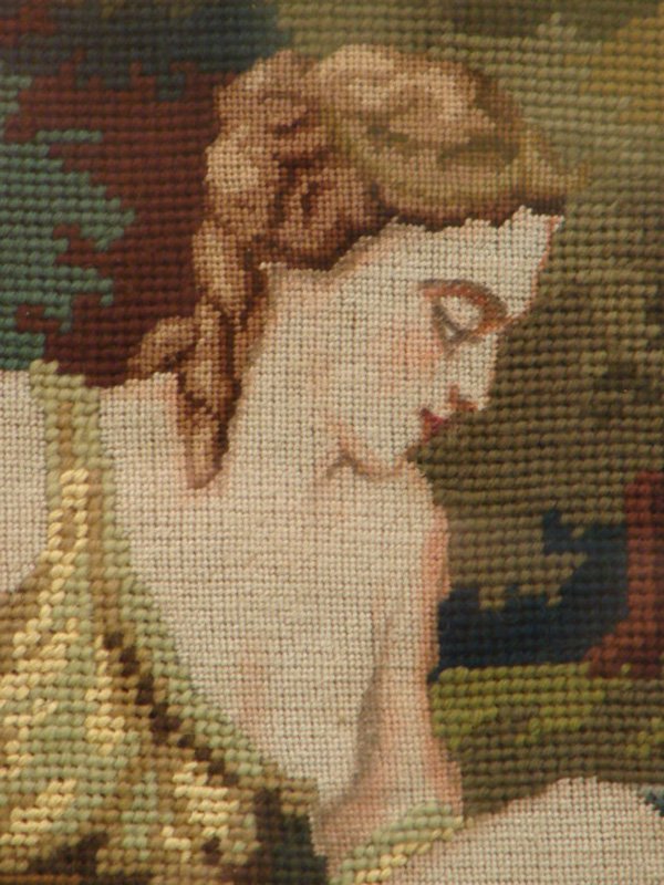 FIGURAL TAPESTRY IN OPULENT FRAME - 3
