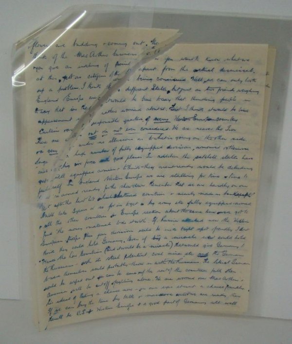 COURTENAY. HANDWRITTEN LETTERS. - 2