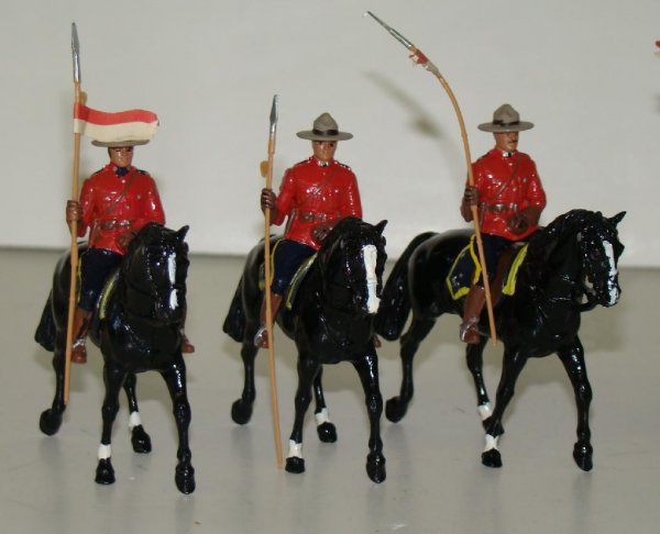 SIX MOUNTED CANADIANS. - 2