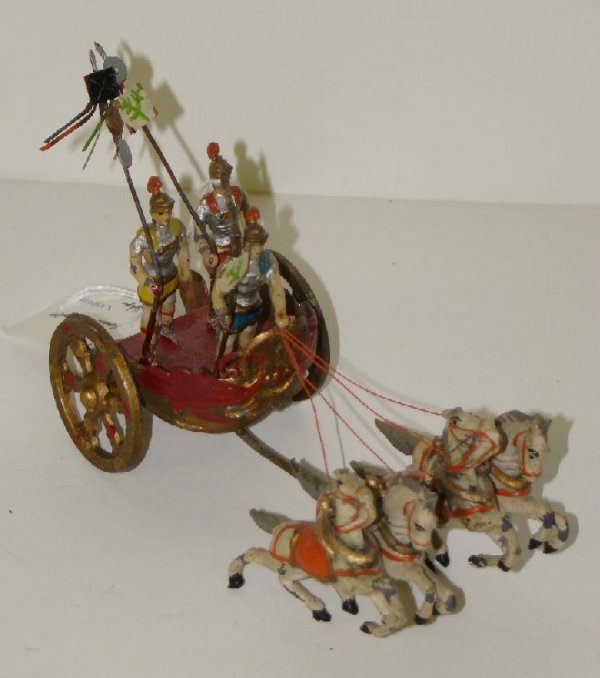 ROMAN HORSE CHARIOT. UNBOXED.
