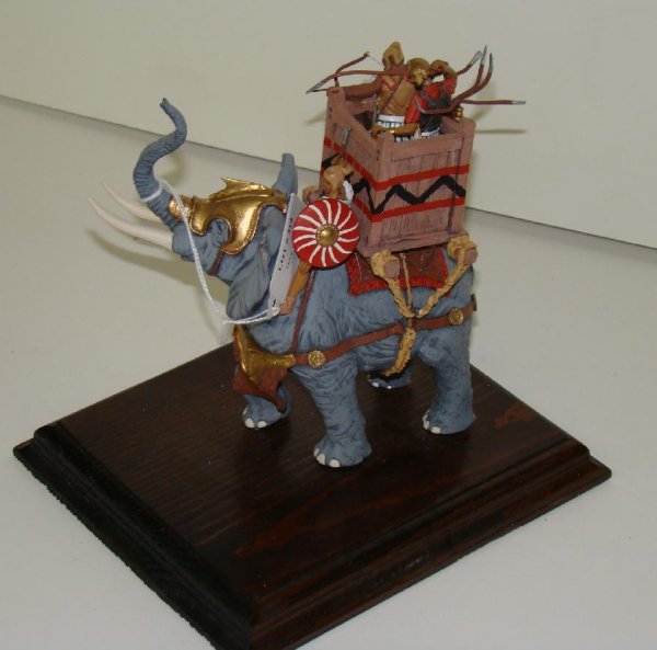 ELEPHANT WITH 2 ROMANS MOUNTED. - 2